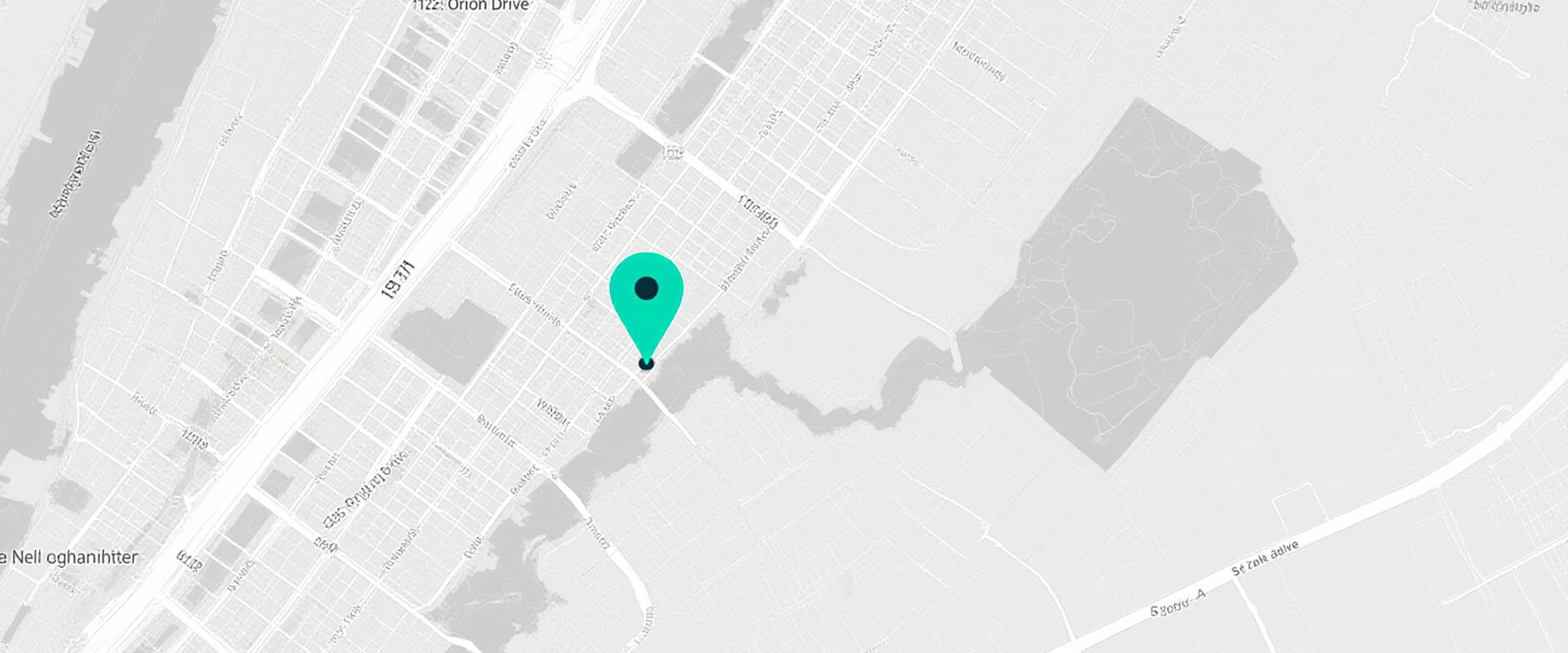 Map of Manhattan showing Nova Dry Clean location at 123 Orion Drive
